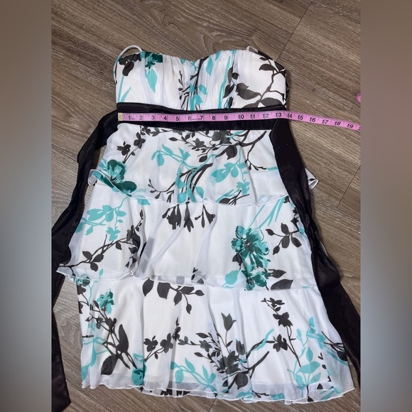 Sweet Storm Y2K Floral Print Spaghetti Strap Dress sz M - Picture 5 of 8